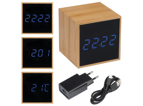 Product image Bambustischuhr North Charleston Werbeartikel