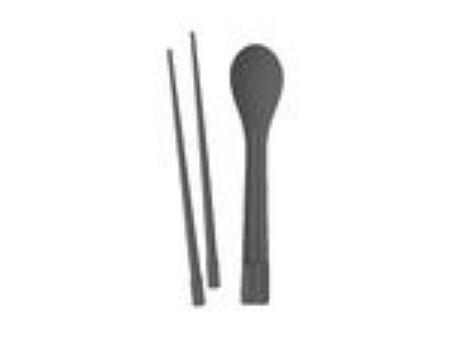 KOZIOL MOVE CHOPSTICKS INKL. SPOON Essstäbchen-Löffel-Set Werbeartikel
