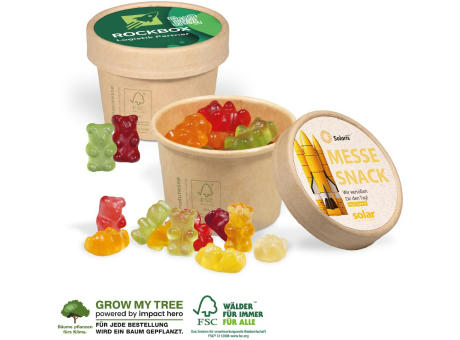 WERBE FRUCHTGUMMI PAPERBOX MIT EINLEGER Werbeartikel