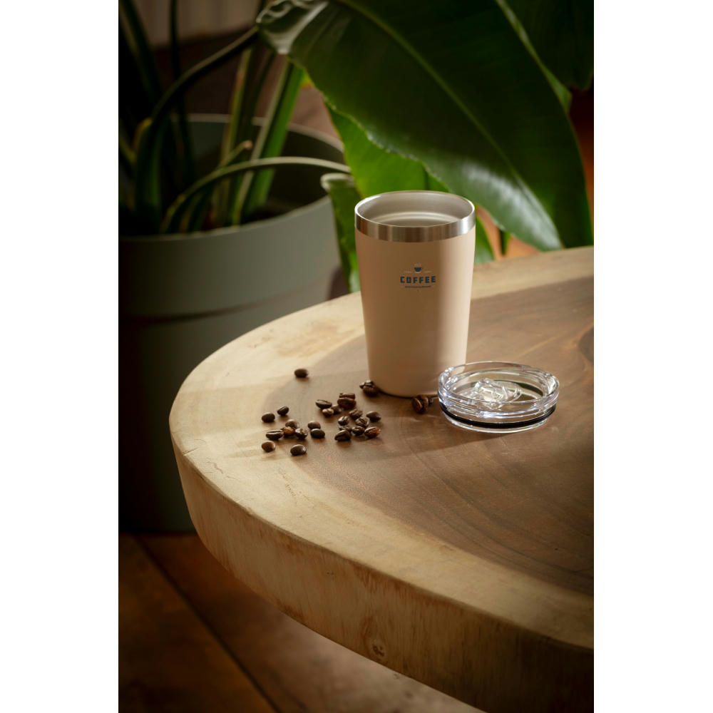 Re-Steel RCS Recycled Coffee Mug 380 ml Thermobecher Werbeartikel