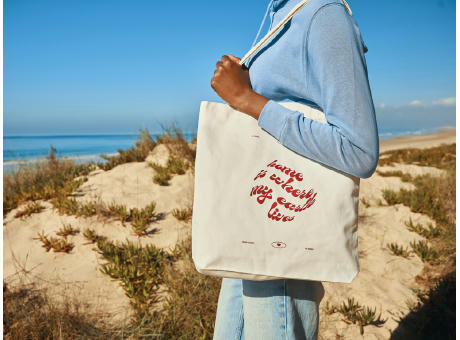 Impact Aware™ 285g/m² ungefärbte rCanvas-Tragetasche bedrucken