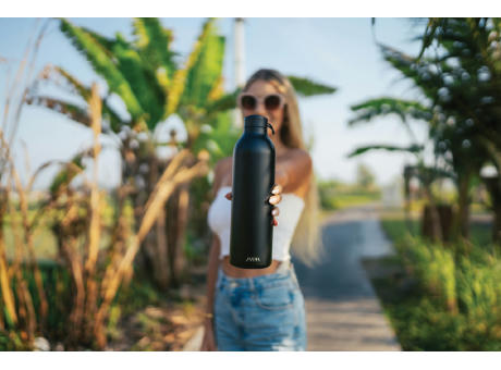 Avira Avior RCS recycelte Stainless-Steel Flasche 1L Werbeartikel