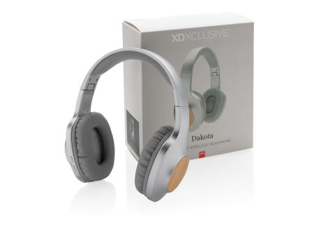 Dakota Bambus kabelloser Kopfhörer Werbeartikel