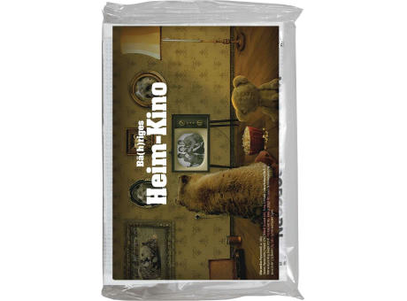 Product image Mikrowellen Popcorn süß, ca. 100g, transparente Folie Werbeartikel