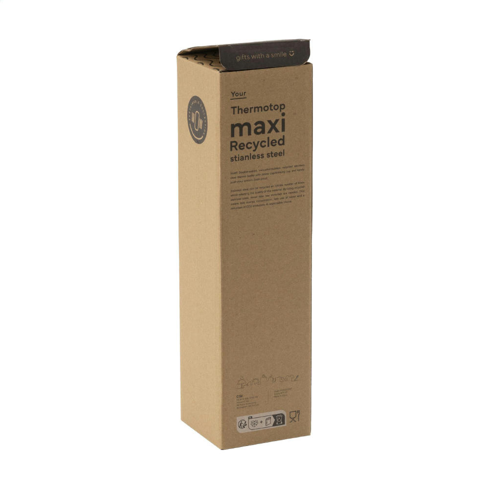 Thermotop Midi RCS Recycled Steel 1 L Termoflasche Werbeartikel