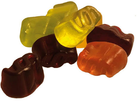 Fruchtgummi Paragraph Werbetüte,   10 g, Inhalt: Fruchtgummi Paragraph Werbeartikel