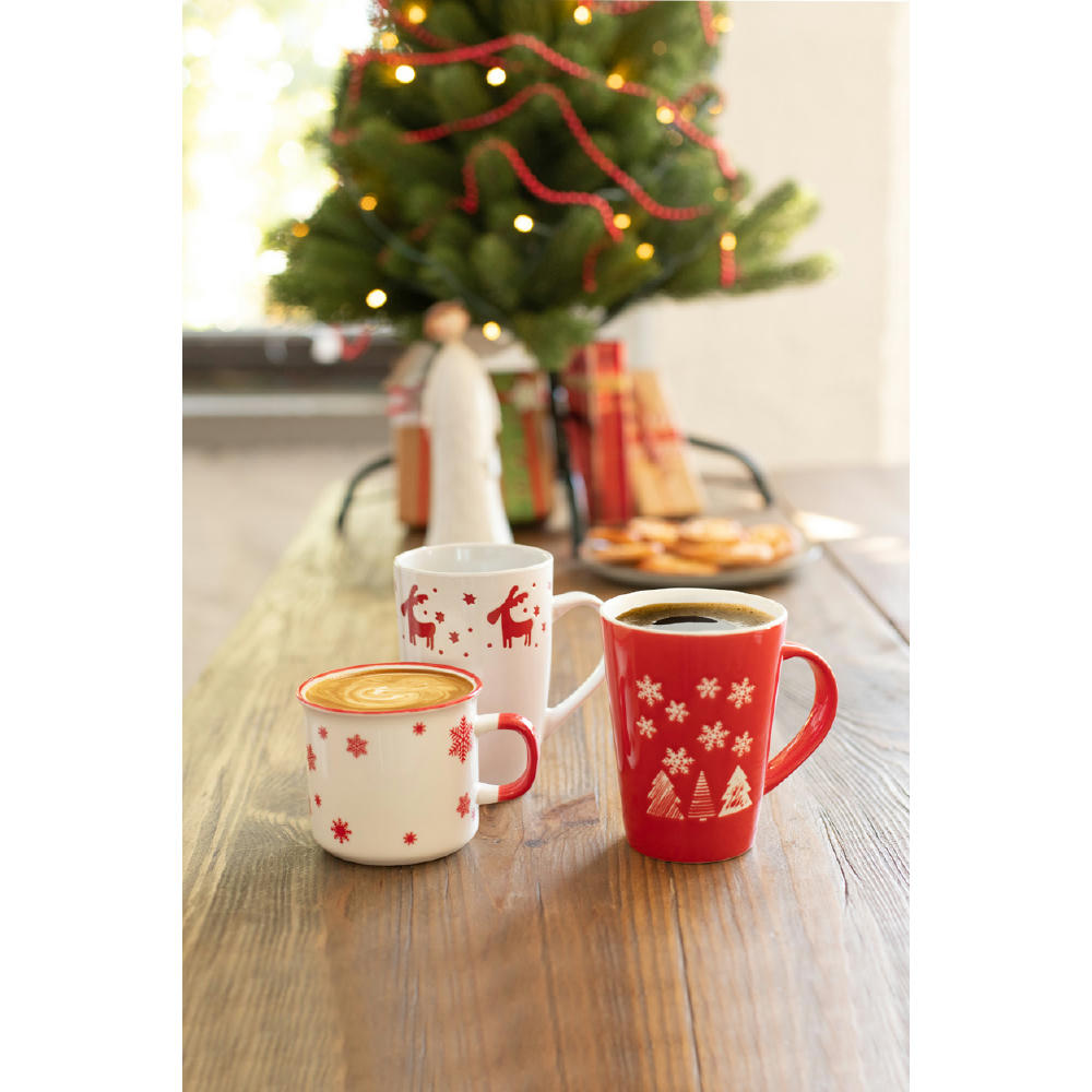 Vintage Weihnachtstasse Nakkala Werbeartikel