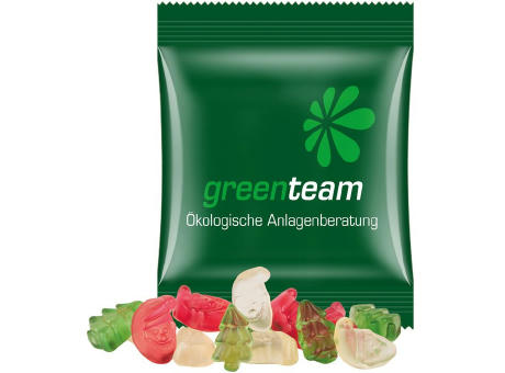 Minitüte 10 g Trolli Fruchtgummi Weihnachtsmischung Werbeartikel