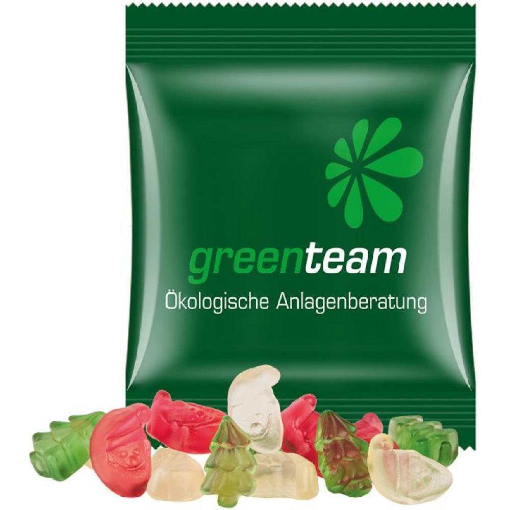 Product image Minitüte 10 g Trolli Fruchtgummi Weihnachtsmischung Werbeartikel