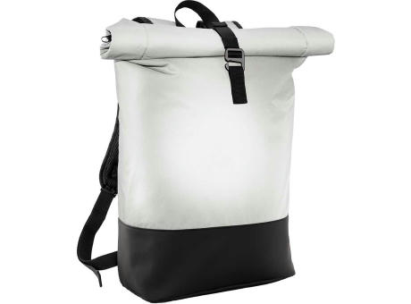 Rollup-Rucksack FLASH-BLACK Werbeartikel