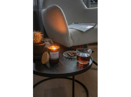 Ukiyo Deluxe parfümierte Kerze mit Bambusdeckel Werbeartikel