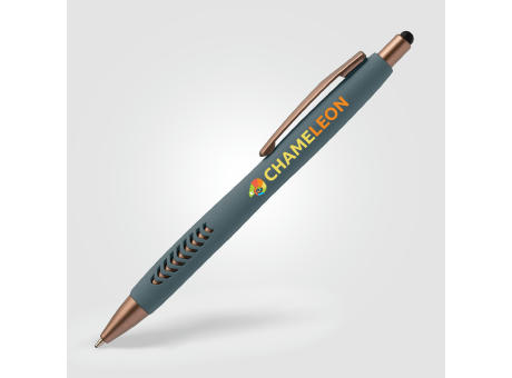 Avalon Stone Finish Kugelschreiber - m/Stylus Werbeartikel