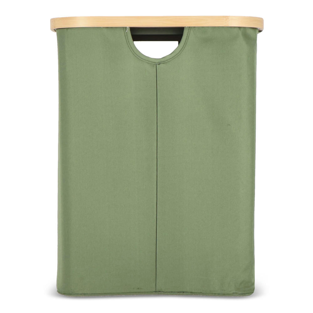 InSideOut faltbarer Korb mit Deckel Sogne 40,5 x 33 x 42cm rPET Werbeartikel