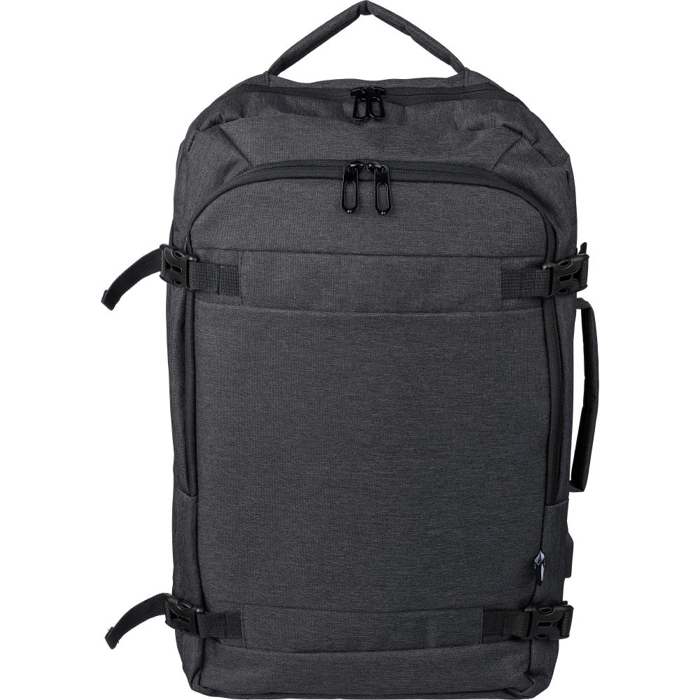Product image rPET-Polyester (300D) Rucksack Malcolm Werbeartikel
