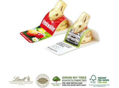 Product image GOLDHASE VON LINDT IM WERBEAUFSTELLER, 10 g Werbeartikel