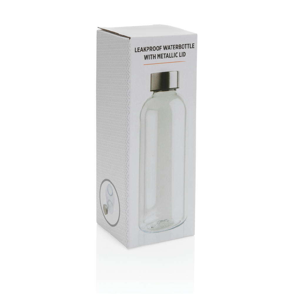 Auslaufsichere Trinkflasche mit Metalldeckel Werbeartikel