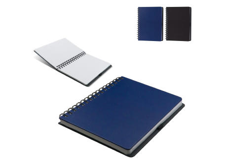 Notizbuch mit Spiralbindung, mit recycelten Papier, DIN A5   Werbeartikel