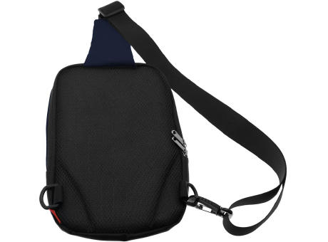 Umhängetasche 'Almeria', Polycotton Mitternachtsblau Werbeartikel