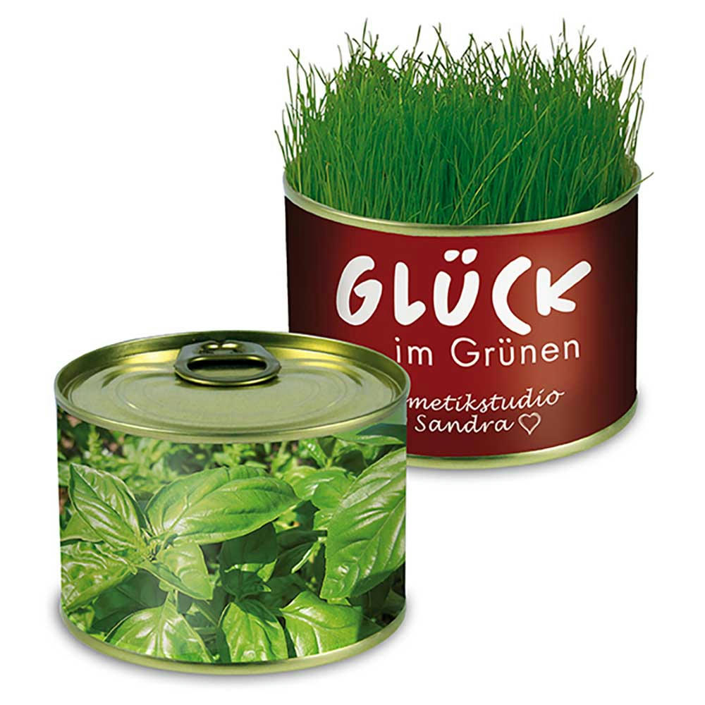 Product image Natur-Konserve mit Samen - Basilikum Werbeartikel