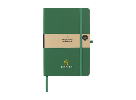 Recycled GRS PU Notebook A5 Werbeartikel