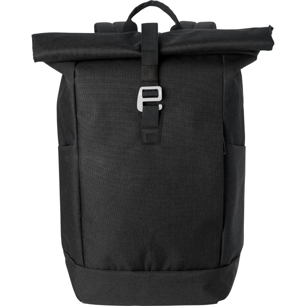 Polyester (600D) Rolltop-Rucksack Oberon Werbeartikel