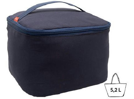 Isotherme Bento-Lunchbag 'Sendai', Polycotton Mitternachtsblau Werbeartikel