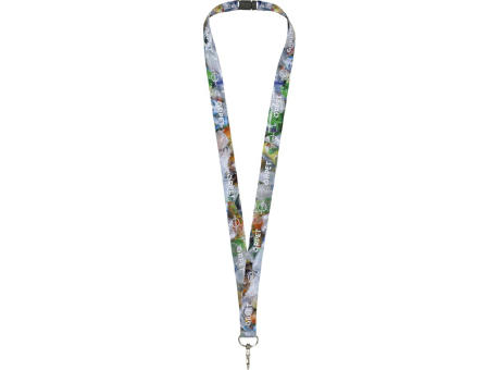 Product image Addie Sublimation Lanyard mit Sicherheitsverschluss aus recyceltem PET Kunststoff bedrucken