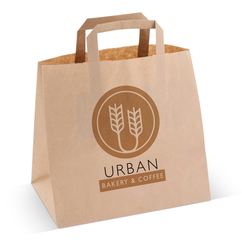 Product image Papiertüte 70g/m² 26x17x25cm Werbeartikel