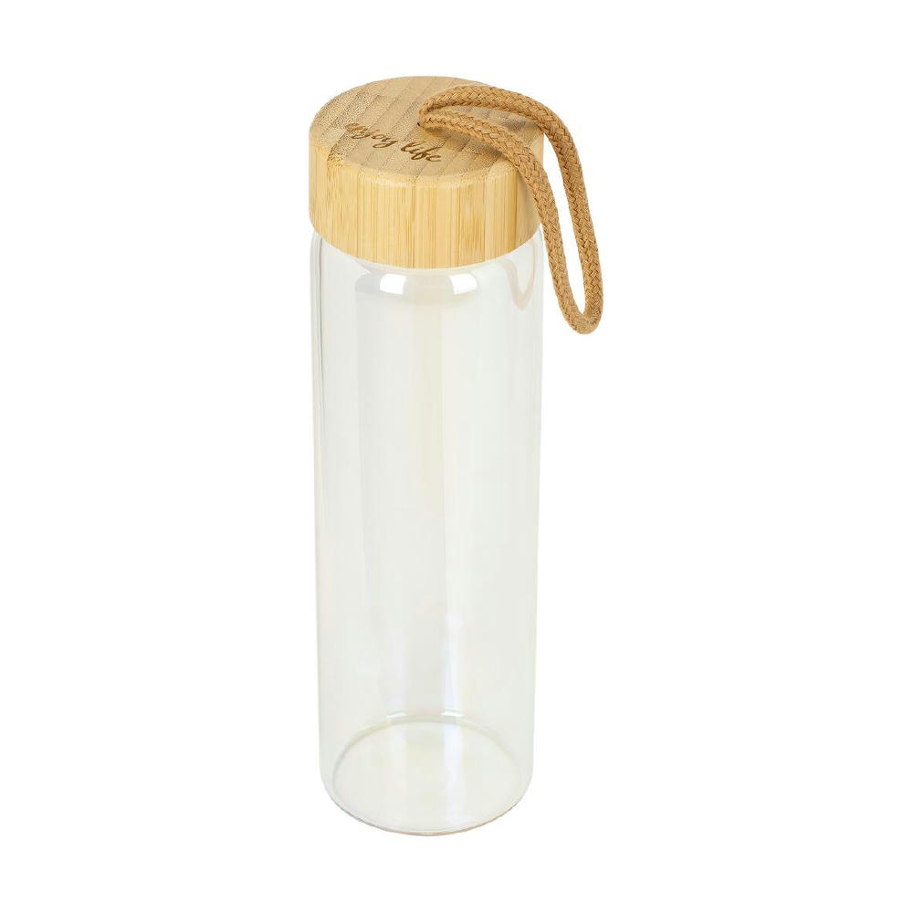 Glasflasche "Bamboo", 0,65 l, colour Werbeartikel