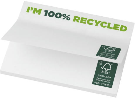Product image Sticky-Mate® recycelte Haftnotizen 100 x 75 mm Werbeartikel