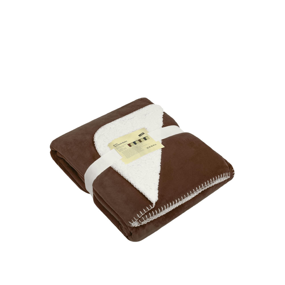 Product image Cosy Hearth Blanket - Exklusive Velours-Decke Werbeartikel