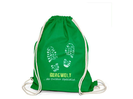 BOSTON - Baumwollrucksack mit Kordelzug bedrucken