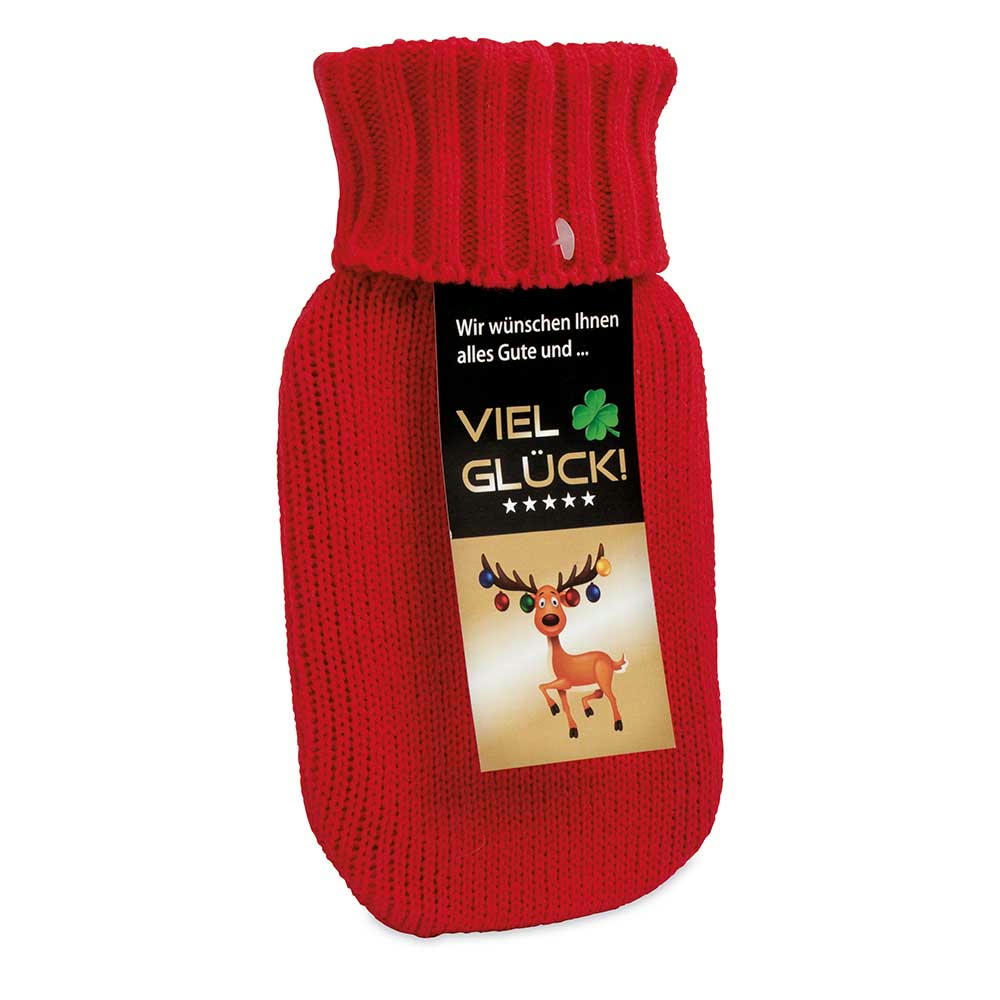 Product image Mini-Wärmflasche - mit Banderole Werbeartikel