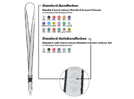Product image Schlüsselband/Lanyard "Satin" Werbeartikel