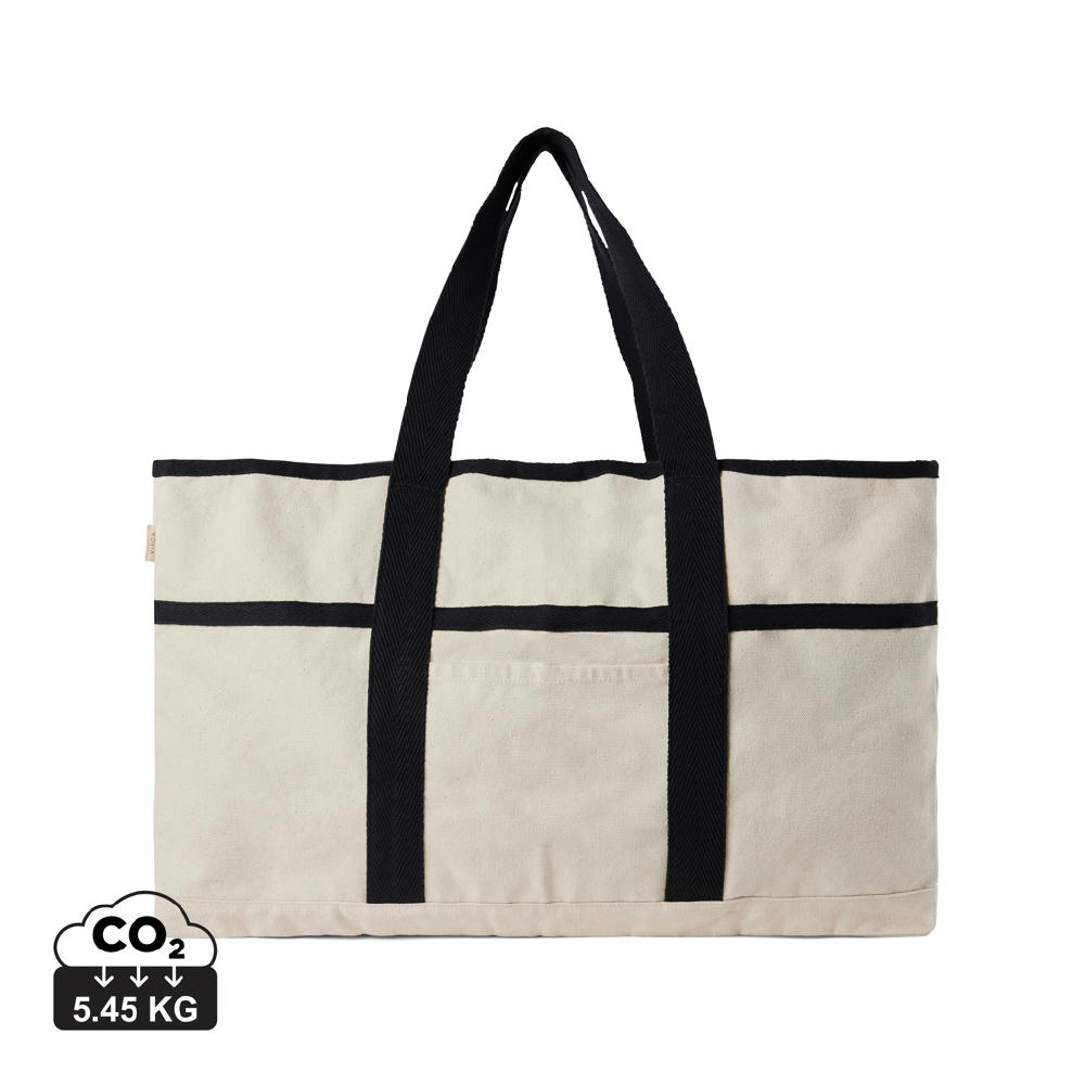 Product image VINGA Volonne AWARE™ Strandtasche aus recyceltem Canvas Werbeartikel