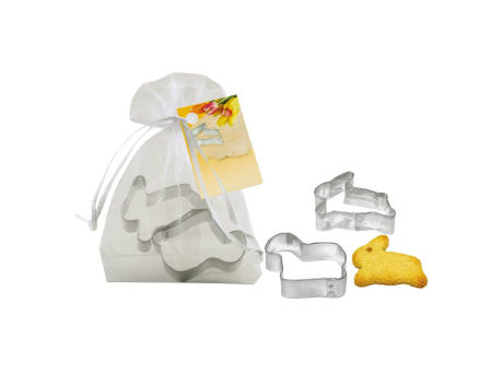 Backförmchen im Organzasäckchen Werbeartikel