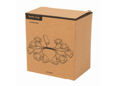 SANTA CAP - Lichterkette Werbeartikel