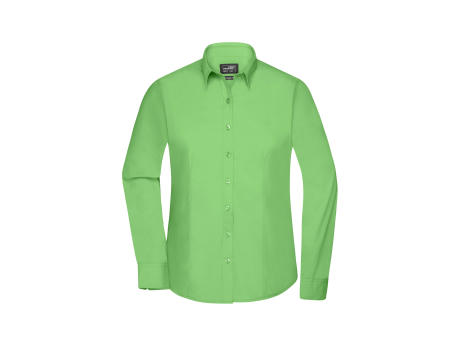 Ladies' Shirt Longsleeve Poplin - Klassisches Shirt aus pflegeleichtem Mischgewebe Werbeartikel