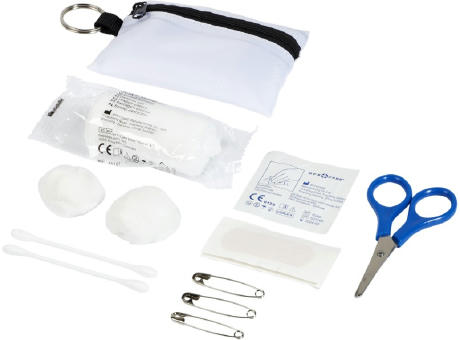 Product image Valdemar 16-teilige Erste-Hilfe-Tasche mit Schlüsselanhänger Werbeartikel