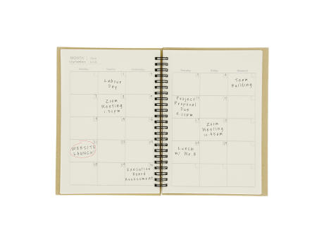 Notizbuch Monatliche Planung Celik Werbeartikel