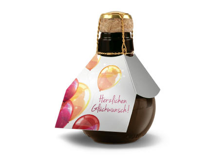 Product image Kleinste Sektflasche der Welt! Herzlichen Glückwunsch - Ohne Geschenkkarton, 125 ml Werbeartikel