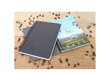 Coffee Notebook Wire-O A5 Notizbuch Werbeartikel