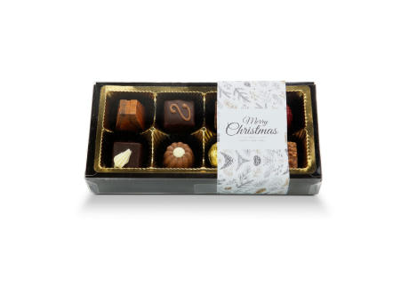 Geschenkartikel / Präsentartikel: Pralinenschachtel Merry Christmas bedrucken