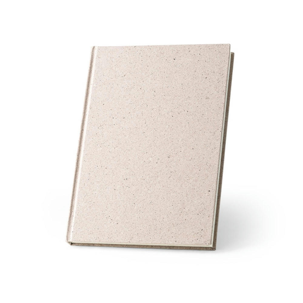 Product image ORGANIC RIGID. Notizbuch A5 mit Hardcover aus Elefantendung (80%) Werbeartikel