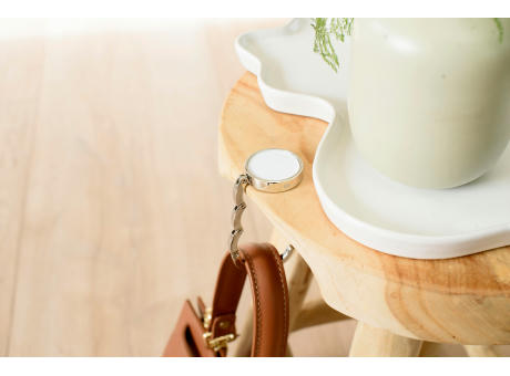 Taschen-/Jackenhalter aus Metall Eloise Werbeartikel