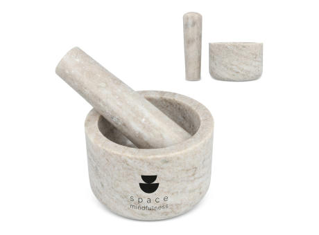 Sagaform Stein Travertin Marmormörtel Werbeartikel