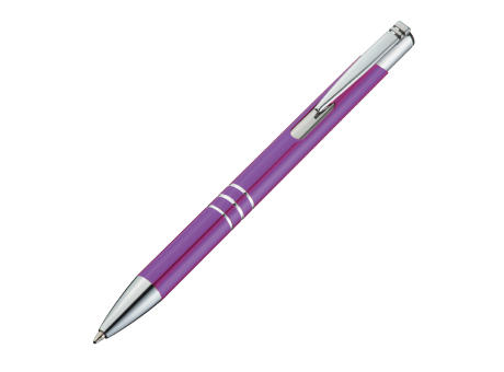 Kugelschreiber aus Metall mit 3 Zierringen Werbeartikel