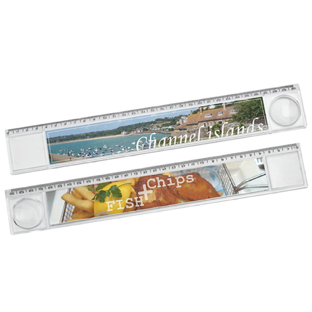Product image Lineal mit Lupe Werbeartikel