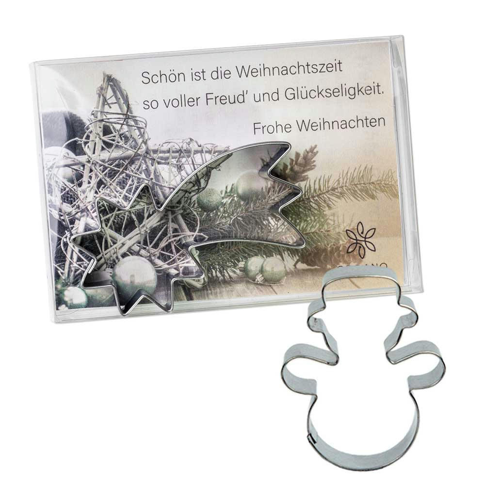 Product image Backförmchen in der Box - Winter - Schneemann Werbeartikel