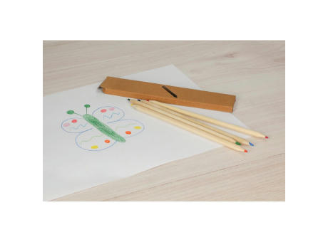 Malstifte "Duo", 4er Set Werbeartikel